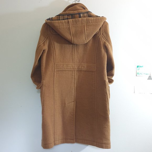 Duffle Coat Camel Women Wooden Buttons - Picture 2 of 13